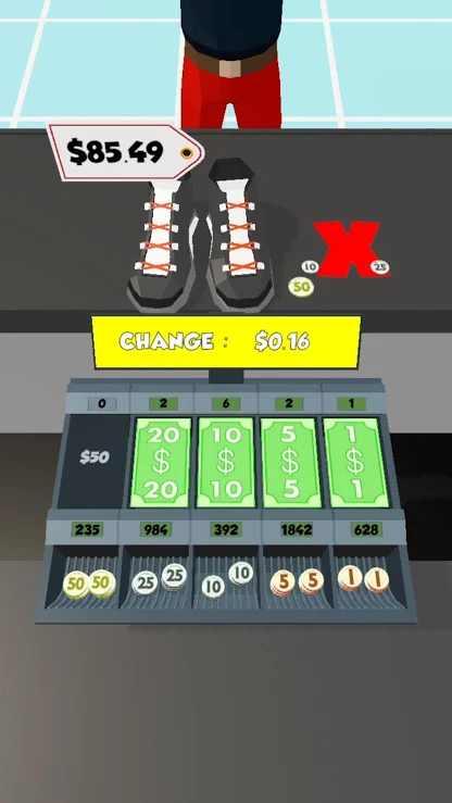 Cashier 3D(收银员3D无限钞票版) 5.3最新版截图3