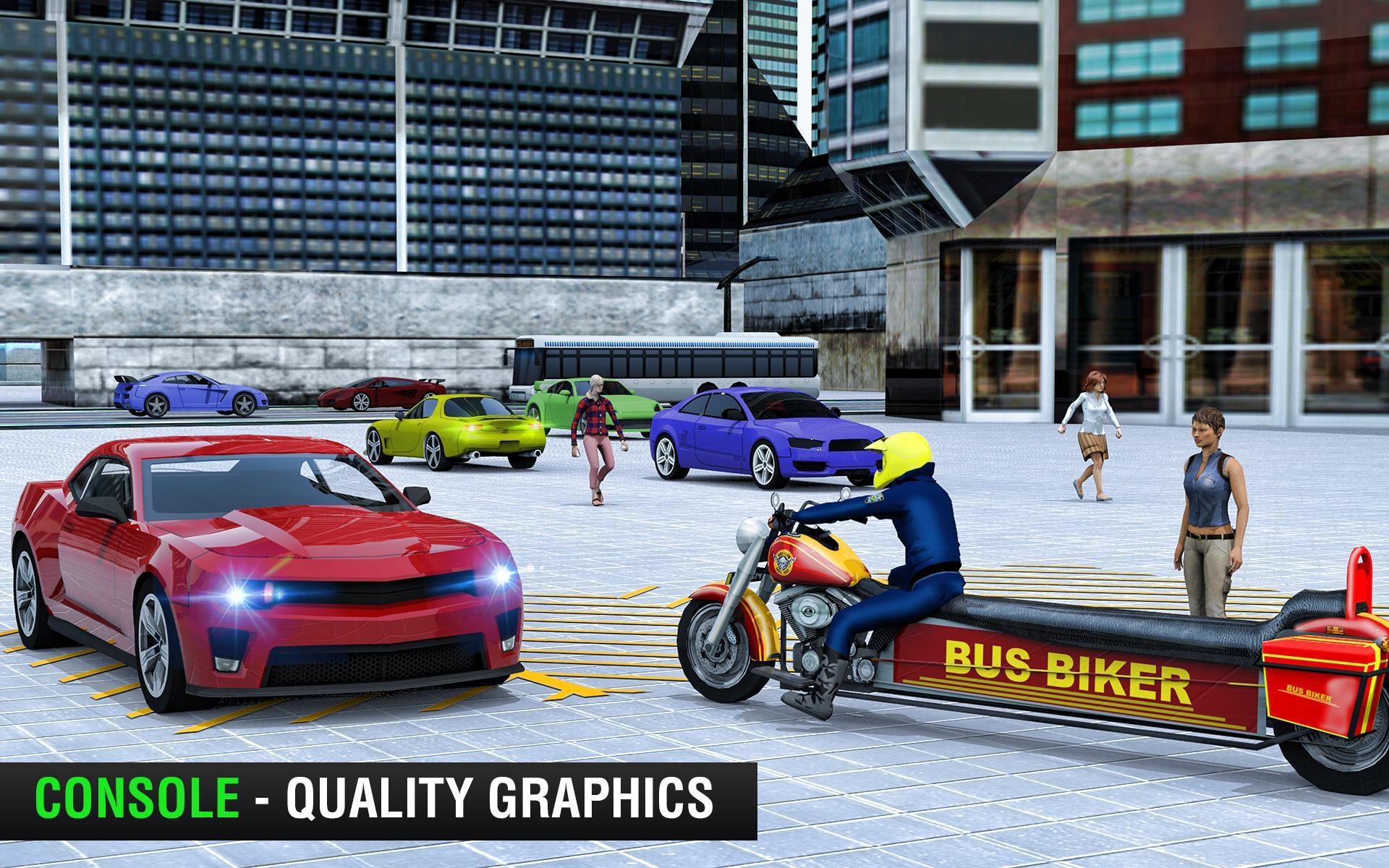 Bus Bike Parking(美国巴士自行车僵尸救援3D官方版) 2.4安卓版截图2