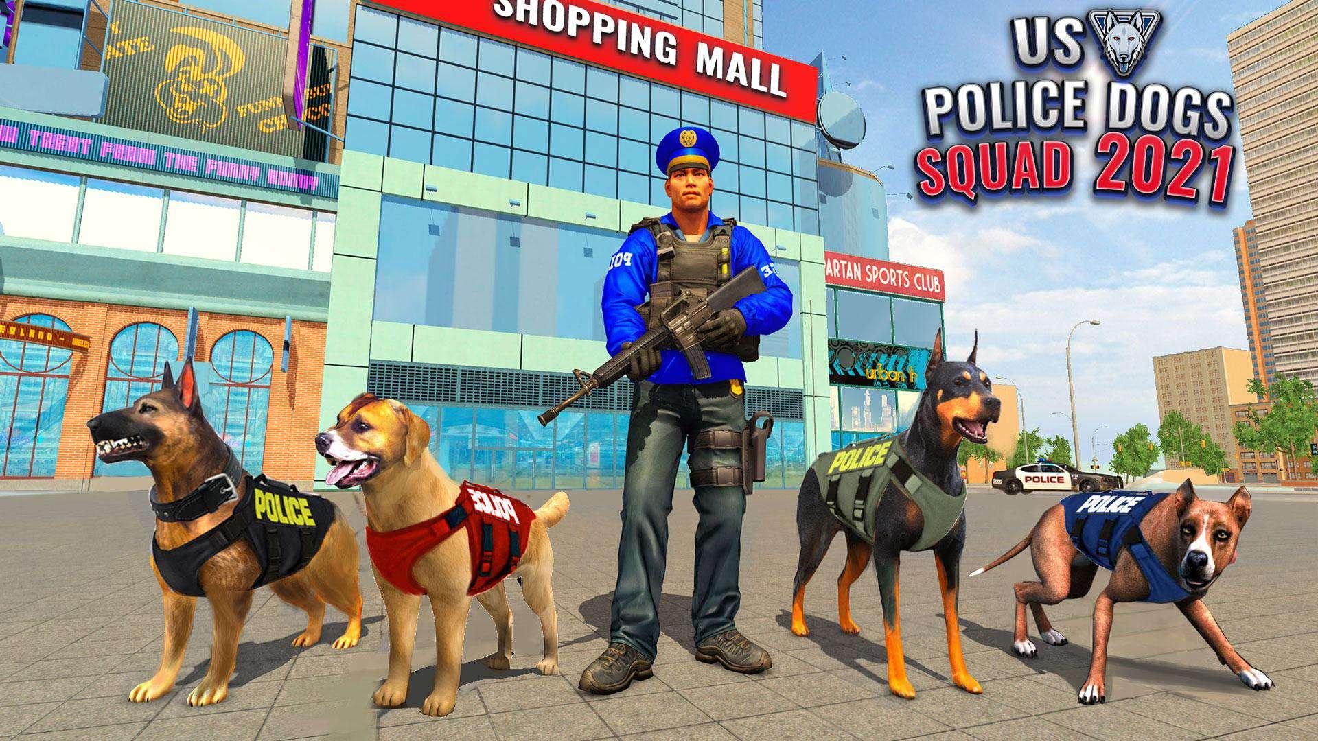 US Police Dog Shopping Mall Crime Chase(警犬追逃案无限金币版) 2.1最新版
