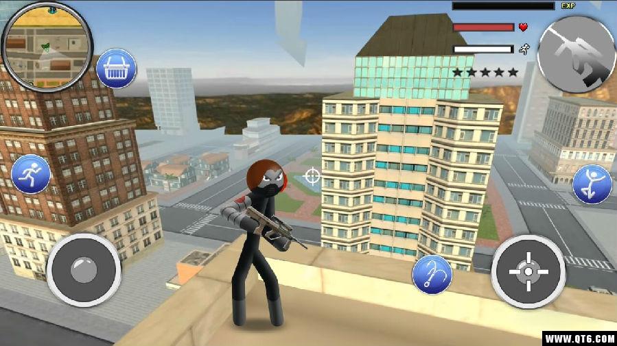 Crime City Street Fighter(火柴人绳索英雄惊人的棍子战斗) 1.1.0安卓版