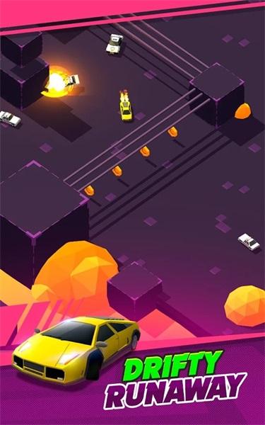 Drifty Runaway(漂流逃脱破解版) 1.0.5全车辆全地图版截图2