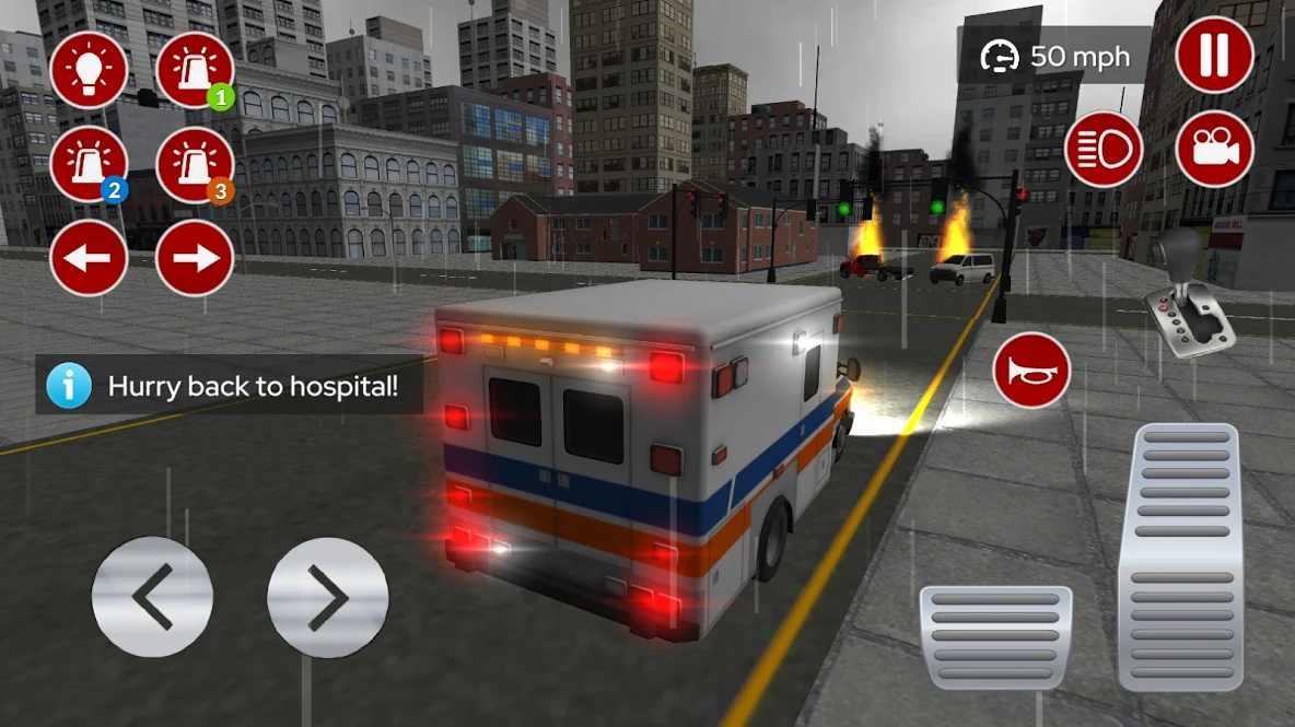 American Ambulance Simulator(救护车应急模拟器无条件购买版) 1.4安卓版截图1
