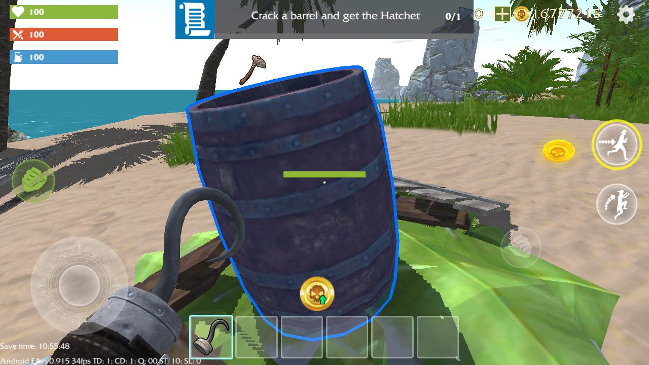 最后的海盗岛屿生存人物状态不减版 0.912安卓版