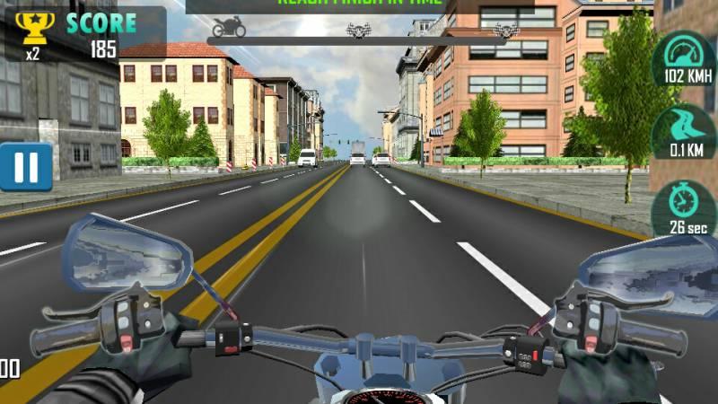 摩托赛车交通骑手（Moto Racing Traffic Rider）无限金币版 1.0.2手机版截图2