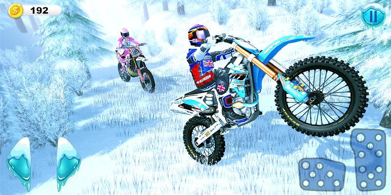 越野雪地摩托车驾驶2K20特技摩托车比赛手游 1.0安卓版
