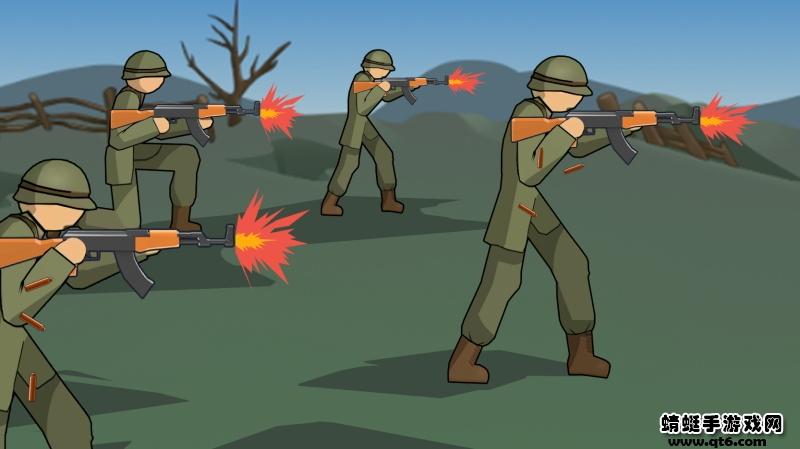 火柴人第二次世界大战国际版(Stickman WW2) 1.0安卓版截图1