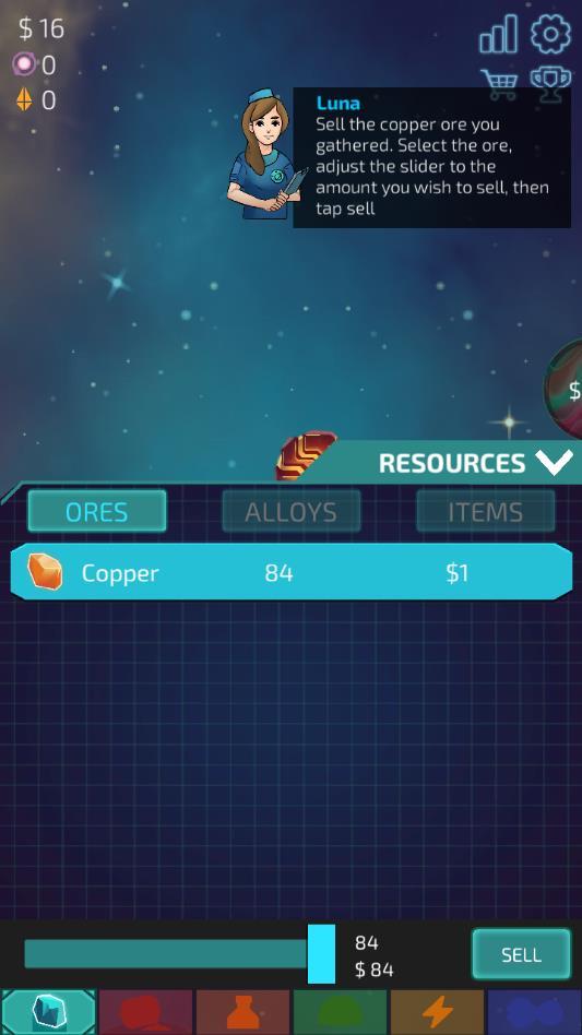 Idle Planet Miner(闲置的行星矿工（无条件购买付费商品）) 1.7.10最新破解版截图1