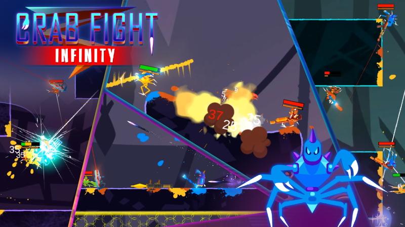 蜘蛛与激光剑(Crab Fight Infinity) 1.09安卓版截图1