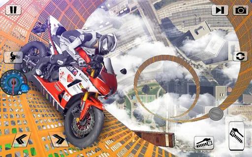 Bike impossible tracks Race 3D Motorcycle Stunts（3D特技摩托）无限金币版 3.0.2全关卡解锁版截图1