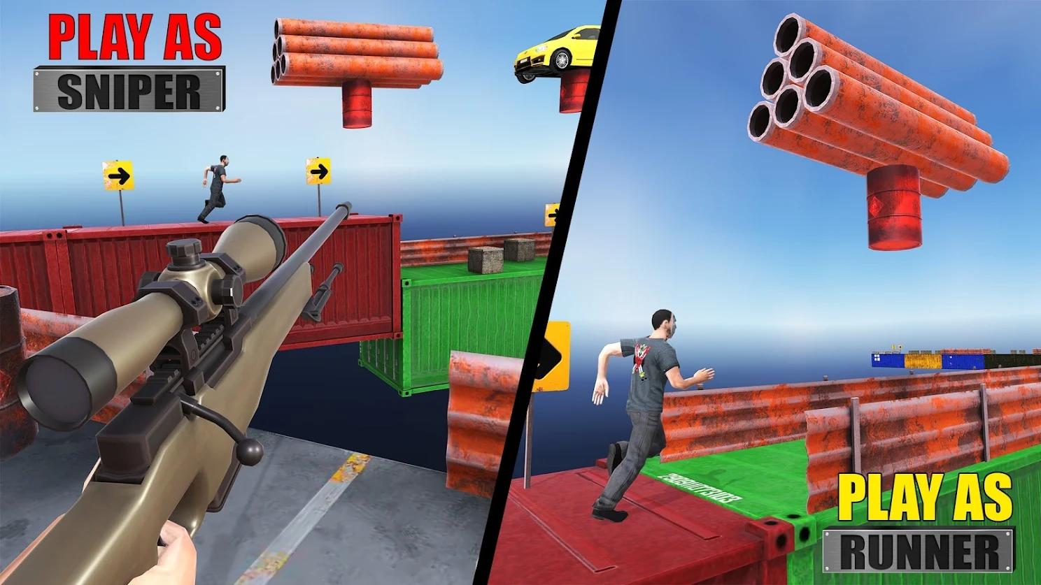 Death Race Runner vs Sniper(死亡奔跑与狙击手安卓版) 1.1版本截图2