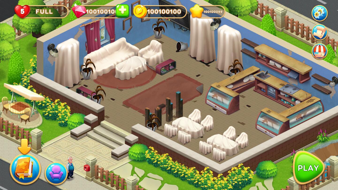 烹饪设计城市装饰破解版 0.0.68无限星星版