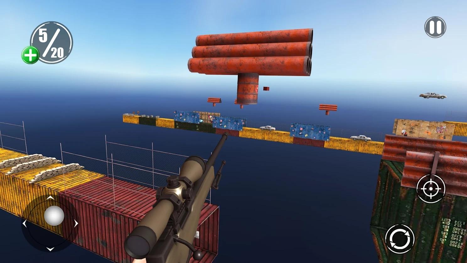 Death Race Runner vs Sniper(死亡奔跑与狙击手安卓版) 1.1版本截图0