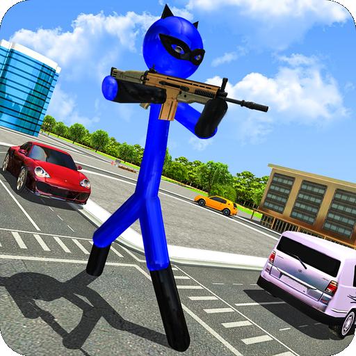 Super Stickman Hero: Gangster Crime City Battle(超级火柴人英雄黑帮犯罪城市之战) 1.0安卓版