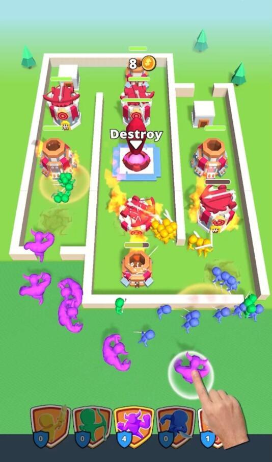 Tiny Clash(小小冲突免费升级军队版) 1.0安卓版截图2