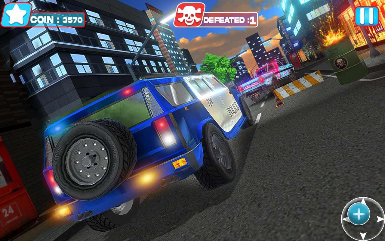 NY Police Car Fighting American City Games 2021(格斗汽车破解版) 1.0.4最新版截图0