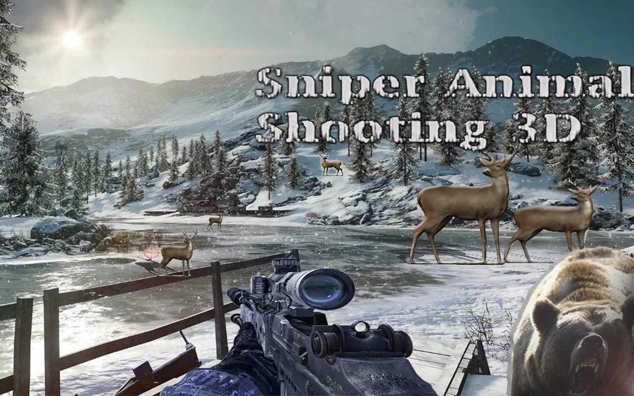 Sniper Animal Shooting 3D(狙击动物射击3D破解版) 1.45安卓版