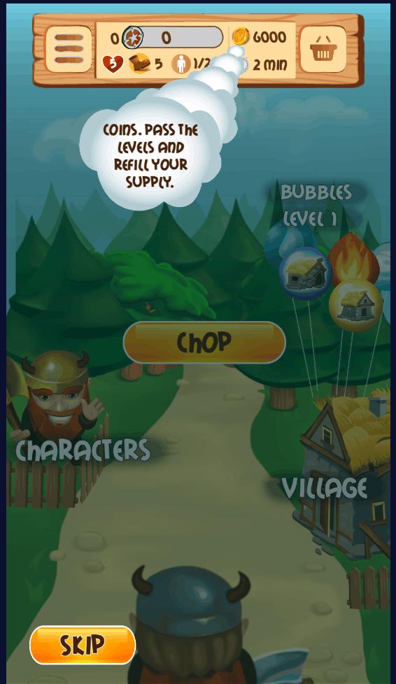 Match 3 games Viking Lumberjack（维京人消除和迷宫）官方版 0.49最新版截图2