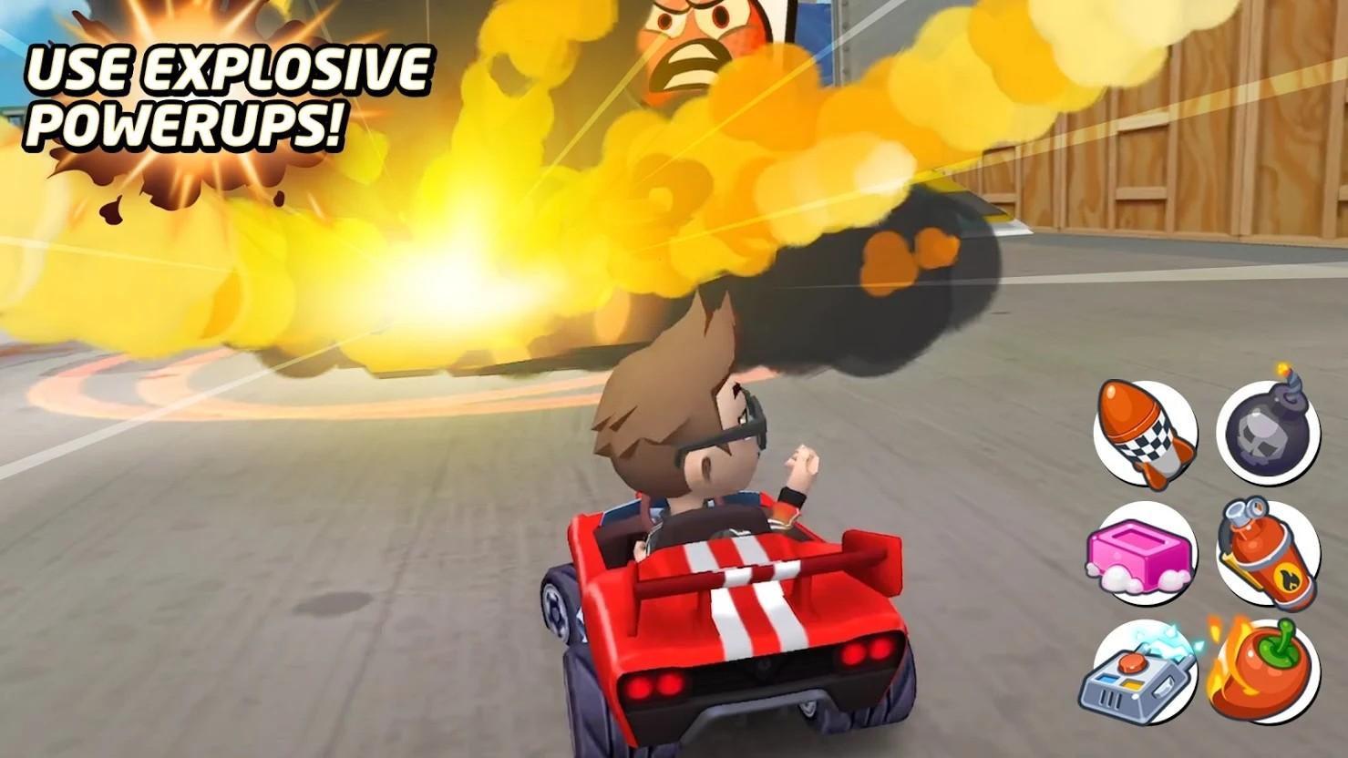 多人卡丁车比赛全部车辆解锁版（Boom Karts） 1.11.0安卓版