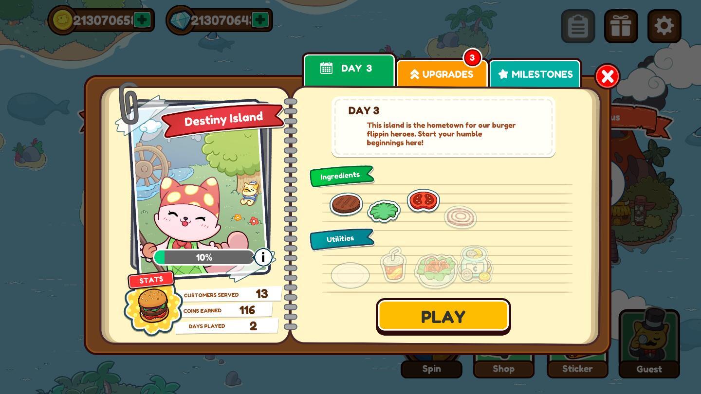 汉堡猫无限金币钻石版(Burger Cats) 0.3.16最新版截图3