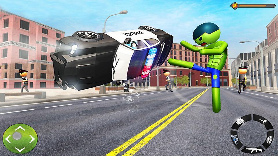 巨人英雄犯罪城(Stickman Incredible Monster Hero Prison Escape)破解版 3.1.3手机版