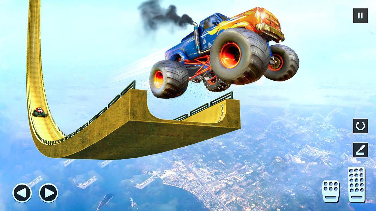 Monster Truck Mega Ramp - Extreme Stunts GT Racing(怪物卡车超级坡道大量货币版) 1.4安卓版截图2