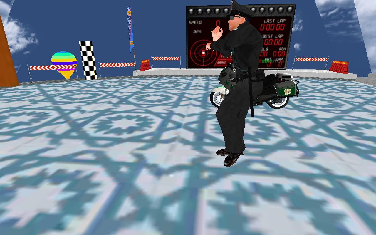 Police Bike Mega Ramp Stunts(警车超级坡道特技解锁所有关卡版) 2.1安卓版截图2