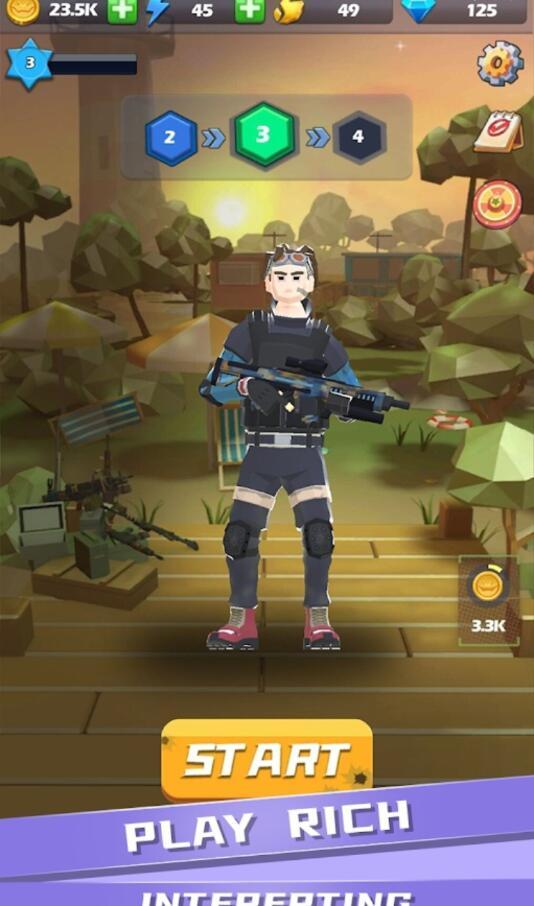 疯狂僵尸快速射击无限货币版 1.0.7安卓版