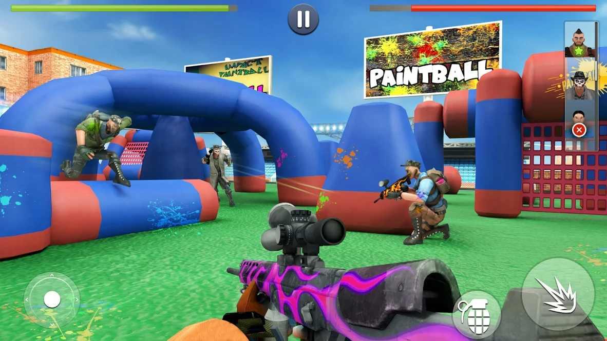 Paintball Shooting Games 3D(彩弹射击游戏3D无限金币版) 1.8安卓版