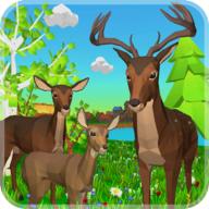 Deer Simulator - Animal Family(鹿模拟器动物家庭无限金币版) 1.166安卓版