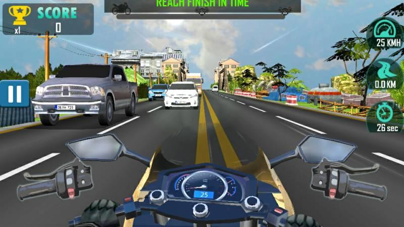 摩托赛车交通骑手（Moto Racing Traffic Rider）无限金币版 1.0.2手机版截图0