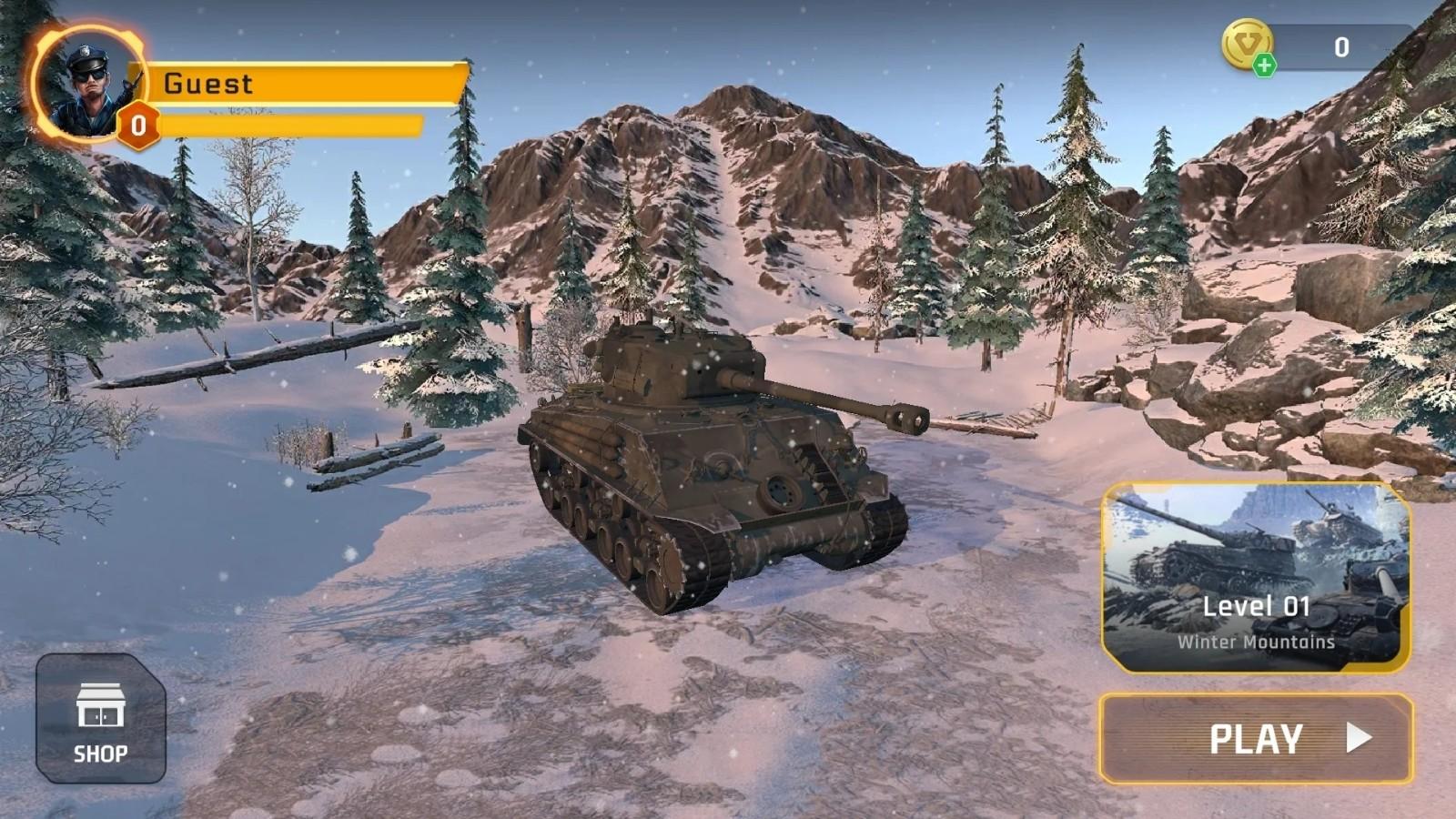 坦克突袭装甲战争最新版 0.1.3安卓版
