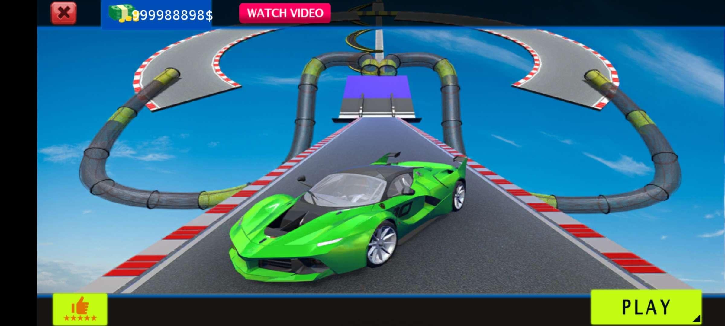 Impossible Rocket Car : Ramp Car Extreme Stunts(坡道车极限特技破解版) 1.1安卓版截图2