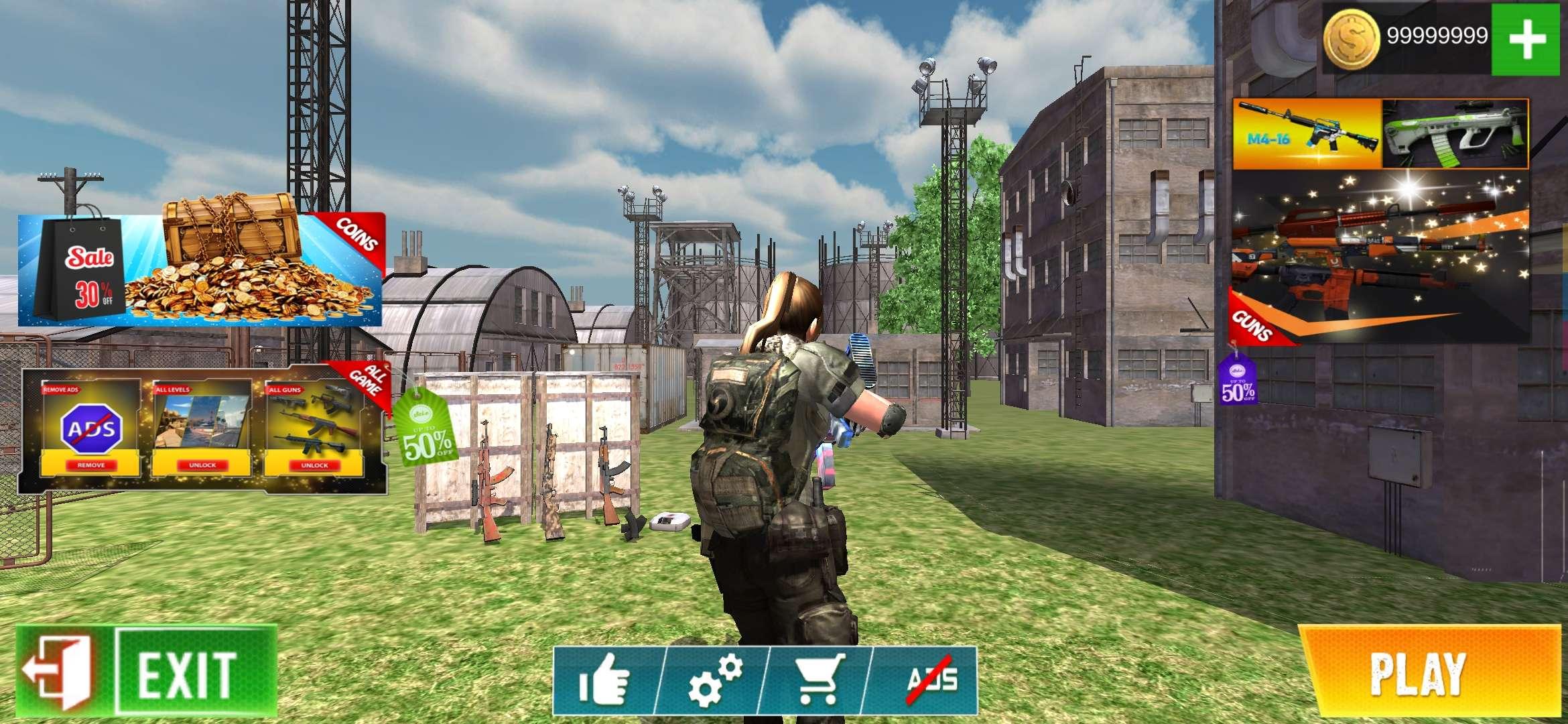 Real commando Action(现代突击队行动无限金币版) 1.1破解版