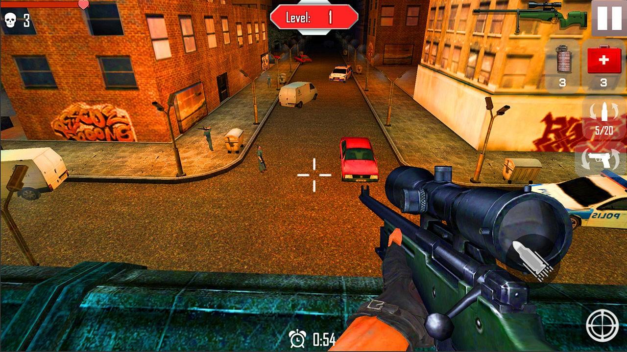 狙击杀手3D现代城市战争游戏 1.5.0安卓版