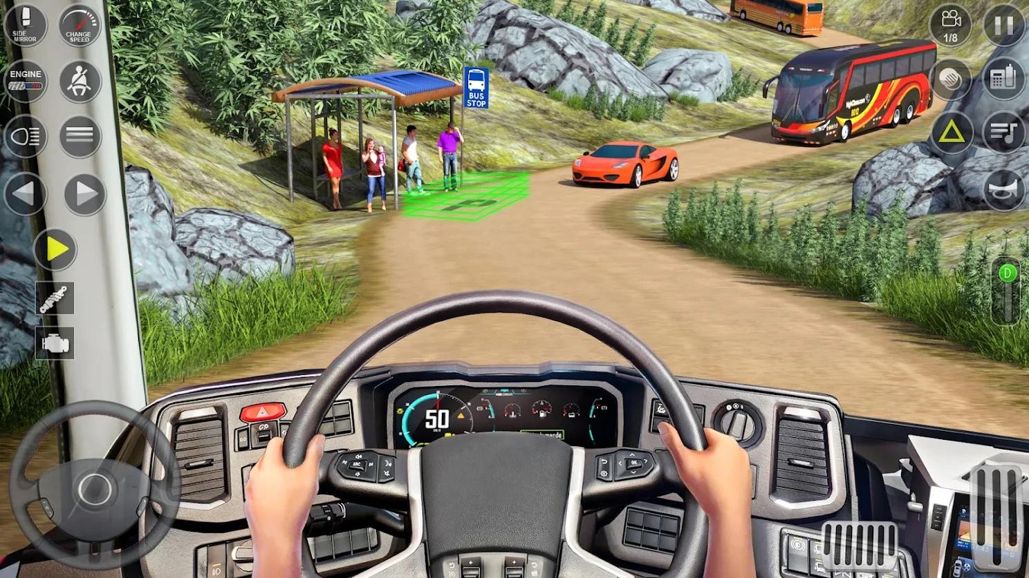 欧洲巴士驾驶游戏安卓版(Euro Bus Driving Game 3d Sim) 1.0版本截图0