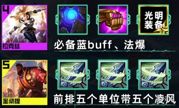 云顶之弈吹风拉克丝阵容攻略 云顶之弈手游拉克丝主c德玛西亚阵容怎么玩_