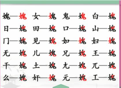 汉字找茬王魇 找出20个字通关攻略_