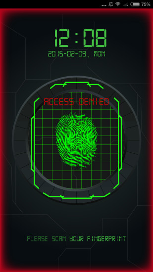真实指纹解锁软件(finger scanner) 版本：scanner)