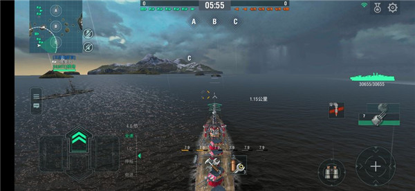 实时海战场景