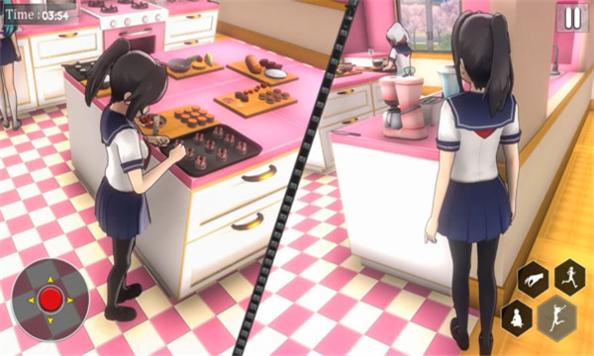小樱女孩校园模拟汉化版截图1