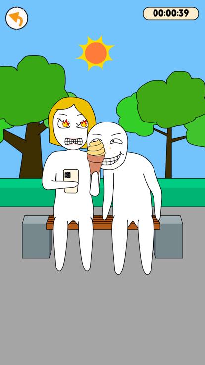 沙雕情侣恶搞日常截图1