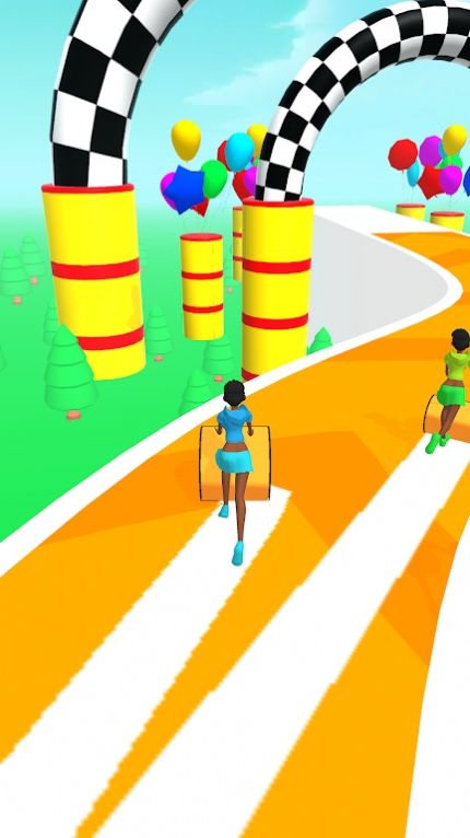 抖音瑜伽赛跑小游戏最新版(Yoga Run) 截图1