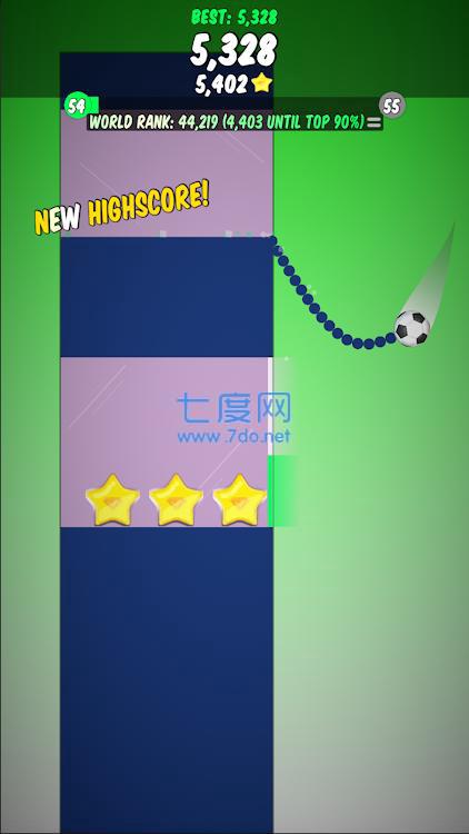 蹦极塔破坏球