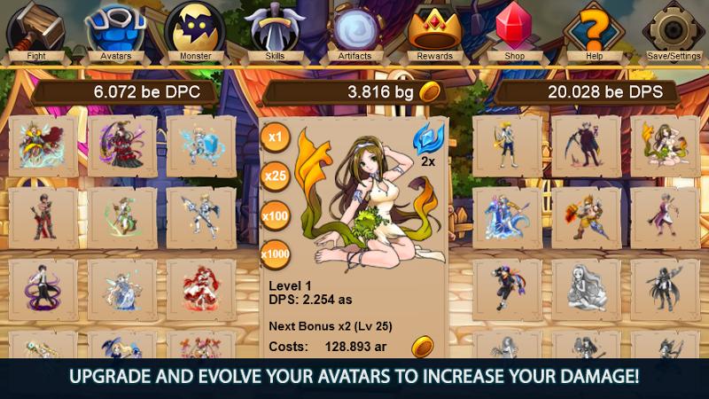 闲置怪物：点击大冒险游戏 v1.0.3.4