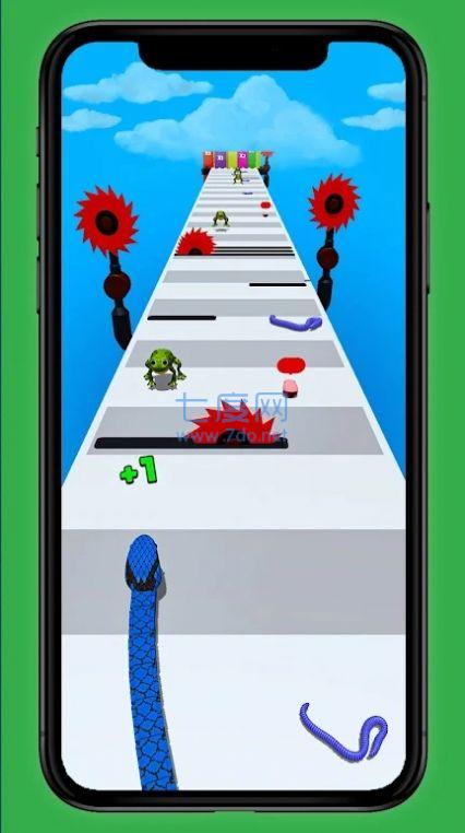 蛇冲刺跑截图0