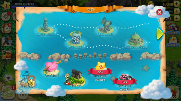 僵尸幸存者无限金币版(Zombie Castaways) v4.36