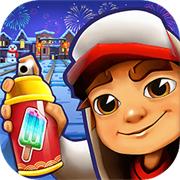 地铁跑酷雪地超级杰克