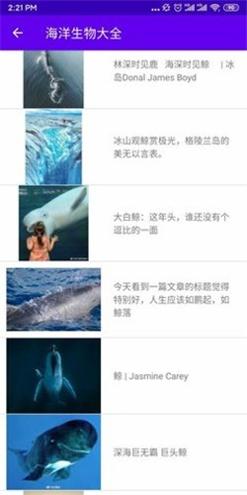 海洋生物大全截图0