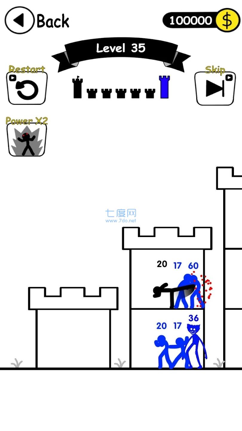 火柴英雄战争塔防游戏
