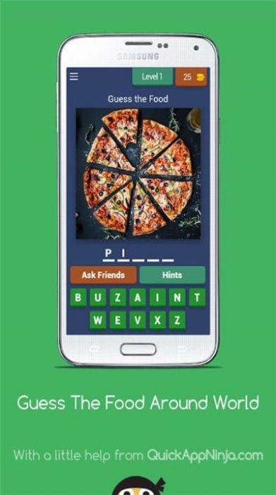 竞猜食物游戏中文版（Guess The Food Around World）图片1